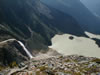 Clemenceau Icefields Waterfall