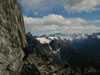 Descending Mt Tupper