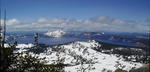 Panorama of Crater Lake from Summit
