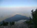 Mt Scott Shadow - 1hr 10min before sunset