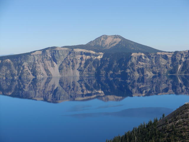 Reflection of Mt Scott in Crater Lake