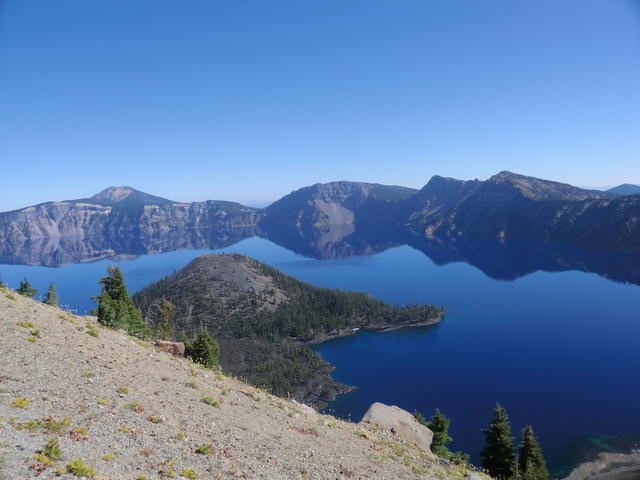 Reflections in Crater Lake