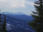 View of Mt Shasta from Mt McLoughlin, Jan 15 2009