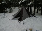 Willamette Pass Winter Camp
