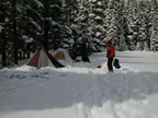 Willamette Pass Winter Camp