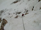 Descending Devils Kitchen Headwall