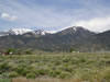 Kingston, Nevada - View of Toiyabe Mountains